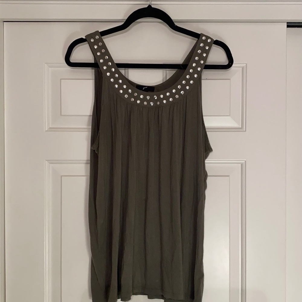 Olive Green Blouse